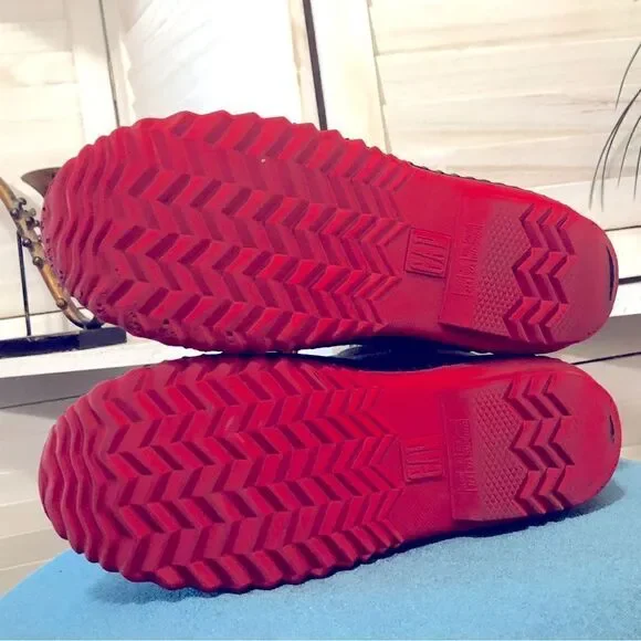 Gap Kids Thinsulate Duck Boots Unisex Charcoal Gray Toddler Size 3 4 - Picture 6 of 7